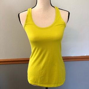 Yellow workout Tank